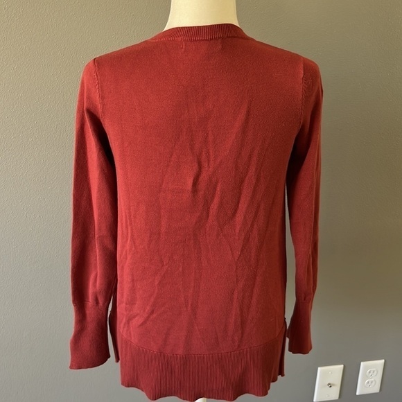 Philosphy Red Sweater with Gold Button Detail - Picture 6 of 10